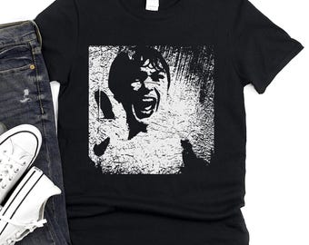Psycho Janet Leigh Screaming Unisex T-Shirt, Classic Horror Movie Tee