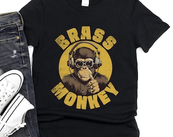 Vintage Brass Monkey T-Shirt, Retro Rap Rock Music Tee