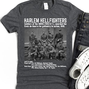 Harlem Hellfighters Black History Unisex T-Shirt, WWI African American Soldiers Tee, Black History Month, BHM Shirt, African American