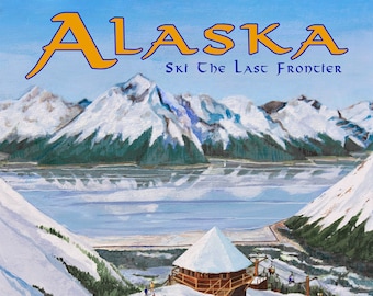 アラスカ Alaska 子供 雪遊び 水彩画★リエ・ムニョス 風景画/サイン入り il_340x270.6424288726_ppg9.jpg