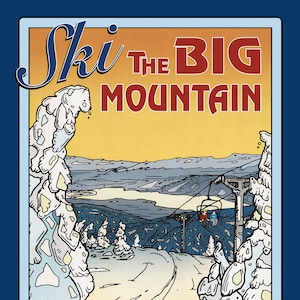 Big Mt. Whitefish Poster
