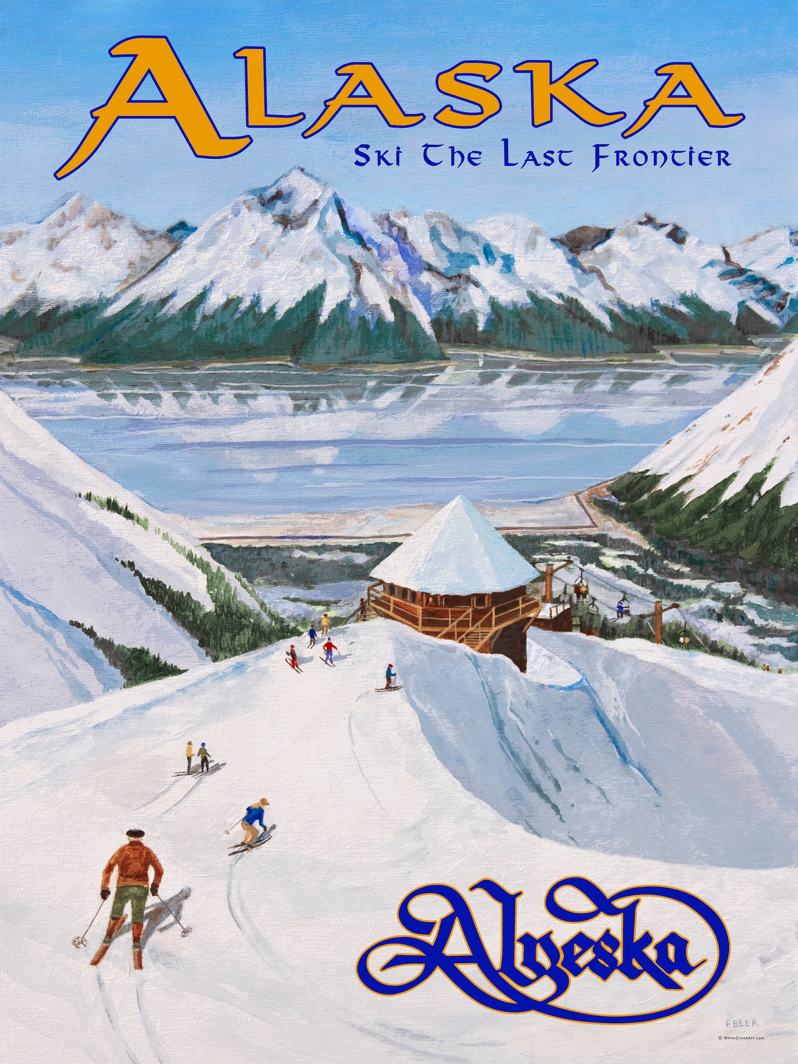 Alyeska, Alaska Poster Etsy