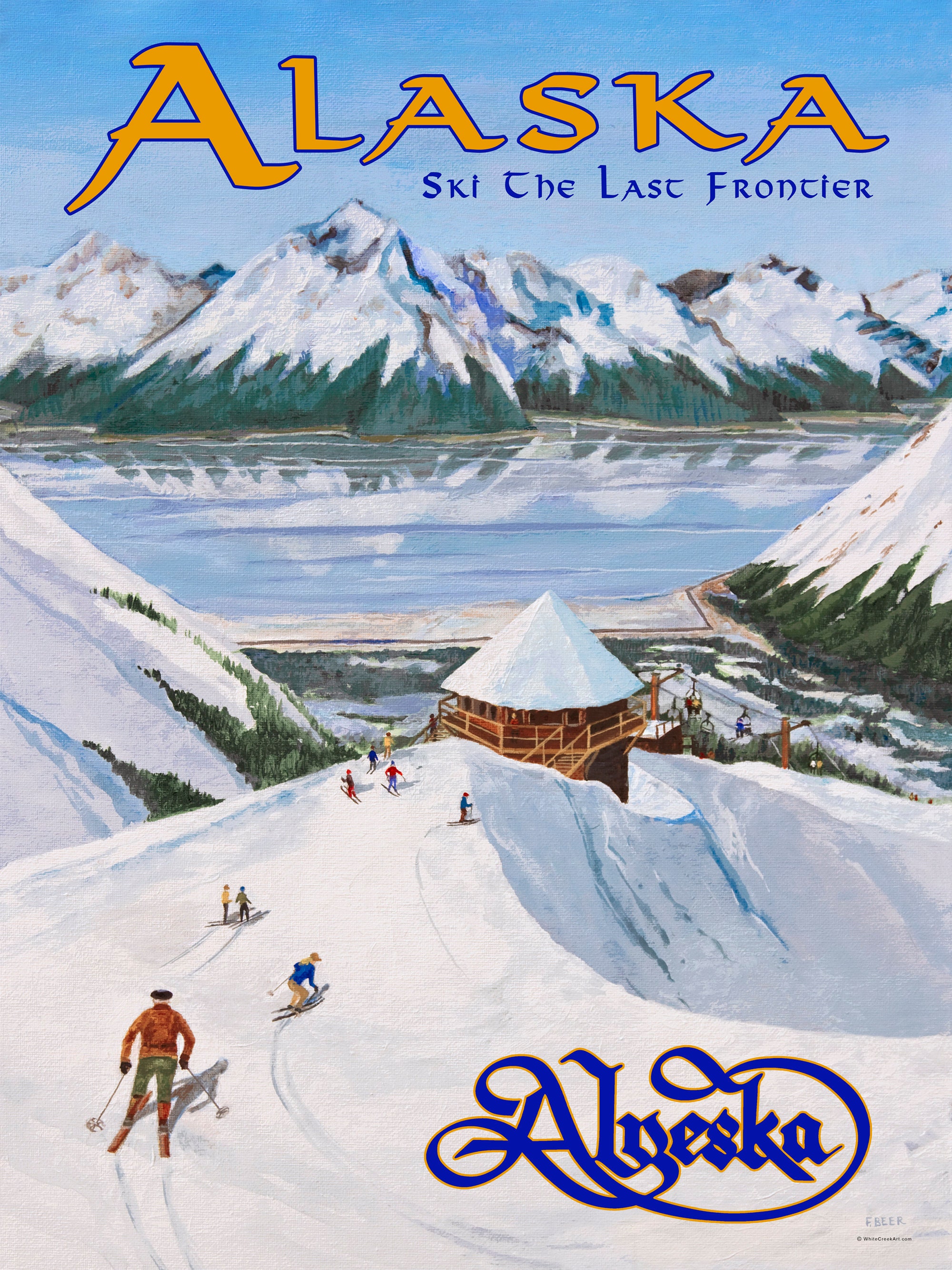 Alyeska, Alaska Poster Etsy