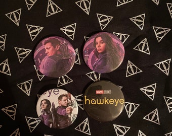 Hawkeye Pin Button Set (1.45")