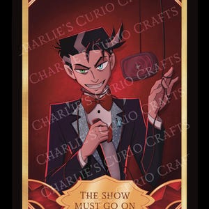 Vincent Whitman Hazbin Hotel Card - Etsy