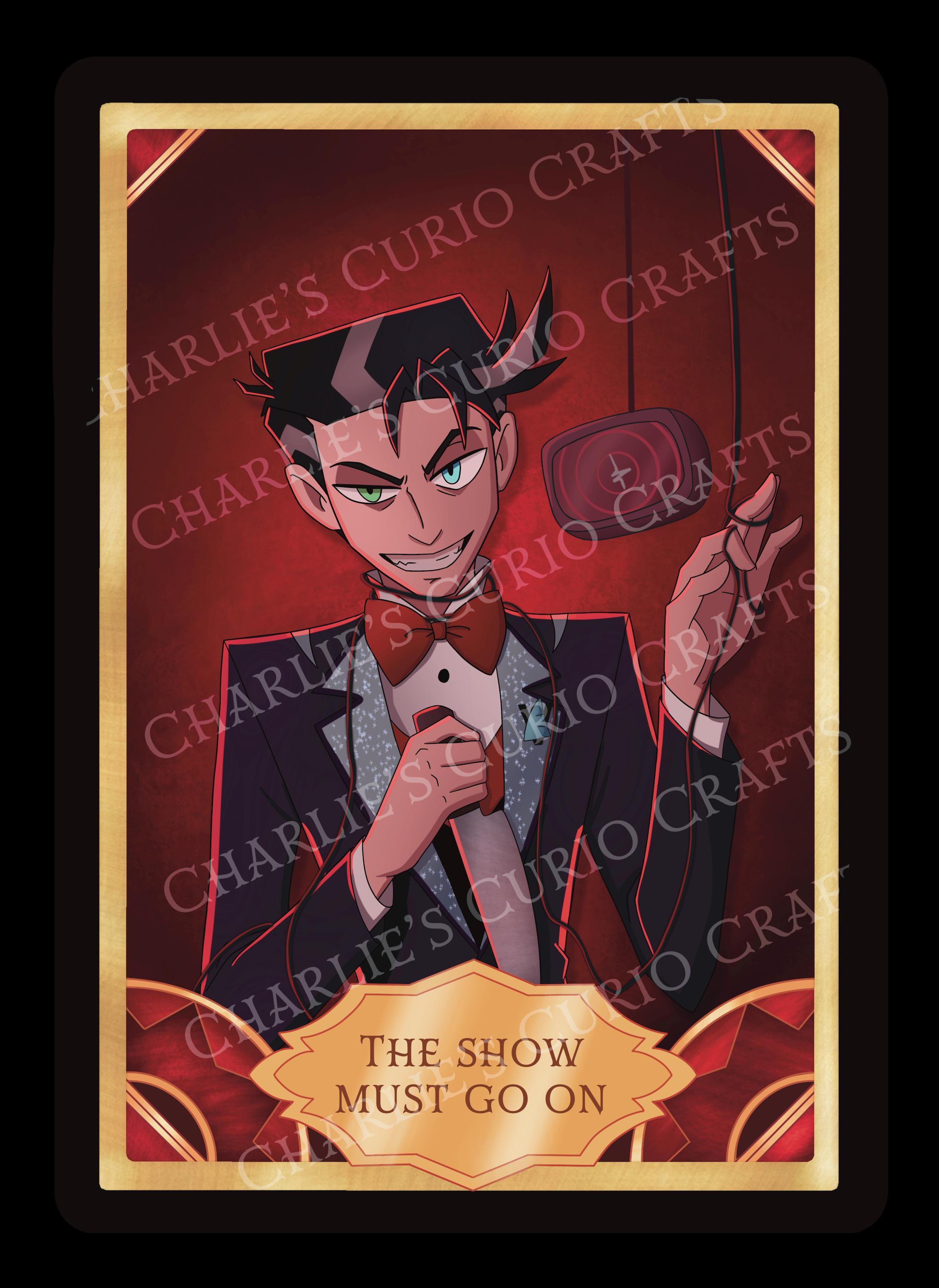 Vincent Whitman Hazbin Hotel Card - Etsy