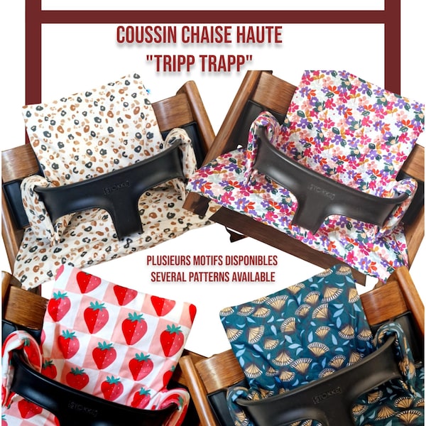 Cojín para trona compatible con Stokke Tripp Trapp.