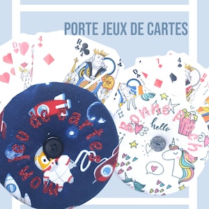 Porte jeux de cartes- playing card holder