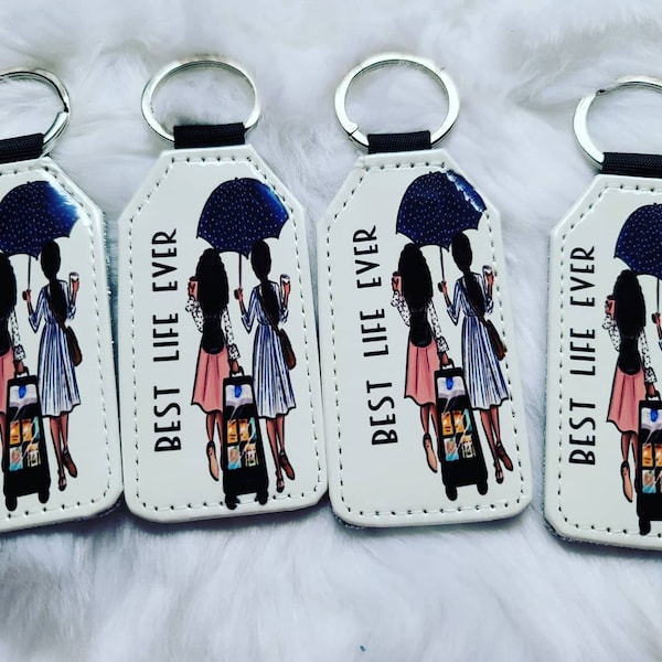 Personalized Key Chain, Sublimated Keychain, Best Life Ever, JW Keychain, Pioneer Gift