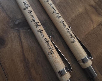 JW Pioneer Gift, Bamboo Pen, Fully Accomplish Your Ministry,  Discontinued
