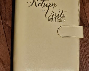 JW Return Visit Notebook, Field Service Report, JW Ministry Record, Jw Notebook, JW Pioneer Gift,  Jw Baptism Gift, House to House Record