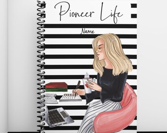 Personalized Pioneer Life Notebook, JW Pioneer Gift