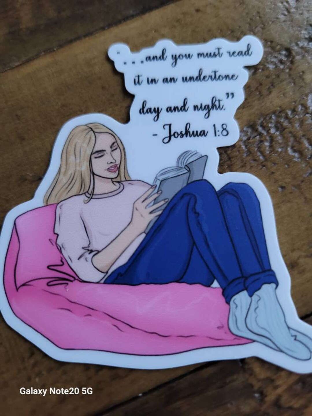 JW Personal Study, JW, Best Life Ever, Joshua 18 Text Sticker, Pioneer