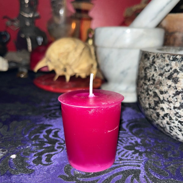 Pomegranate Purple Votive Candles