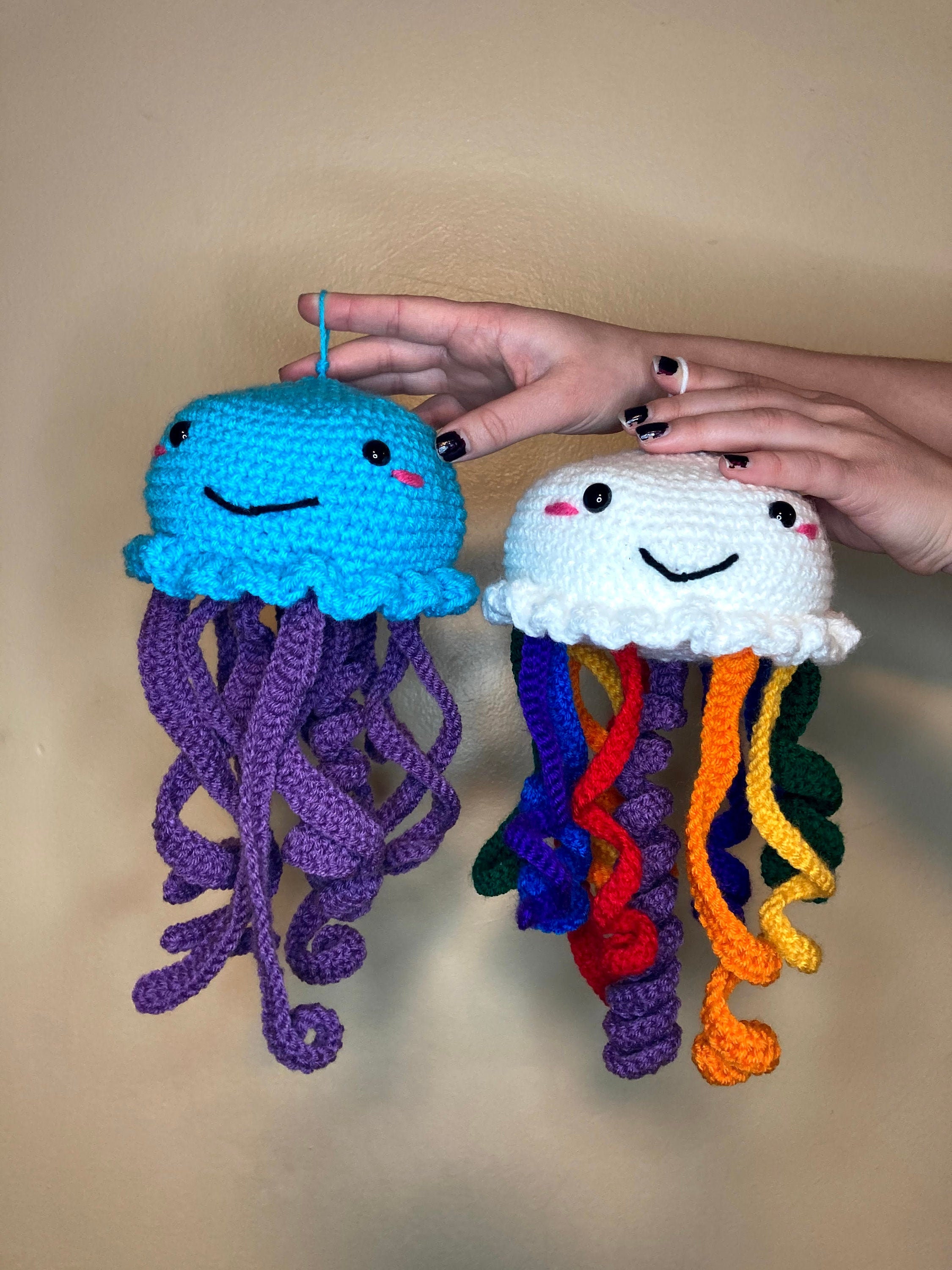 Crochet Jellyfish Etsy