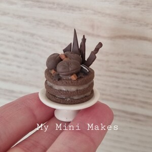 Miniature chocolate Easter cake