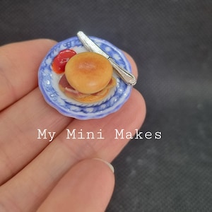 Miniature bacon bap