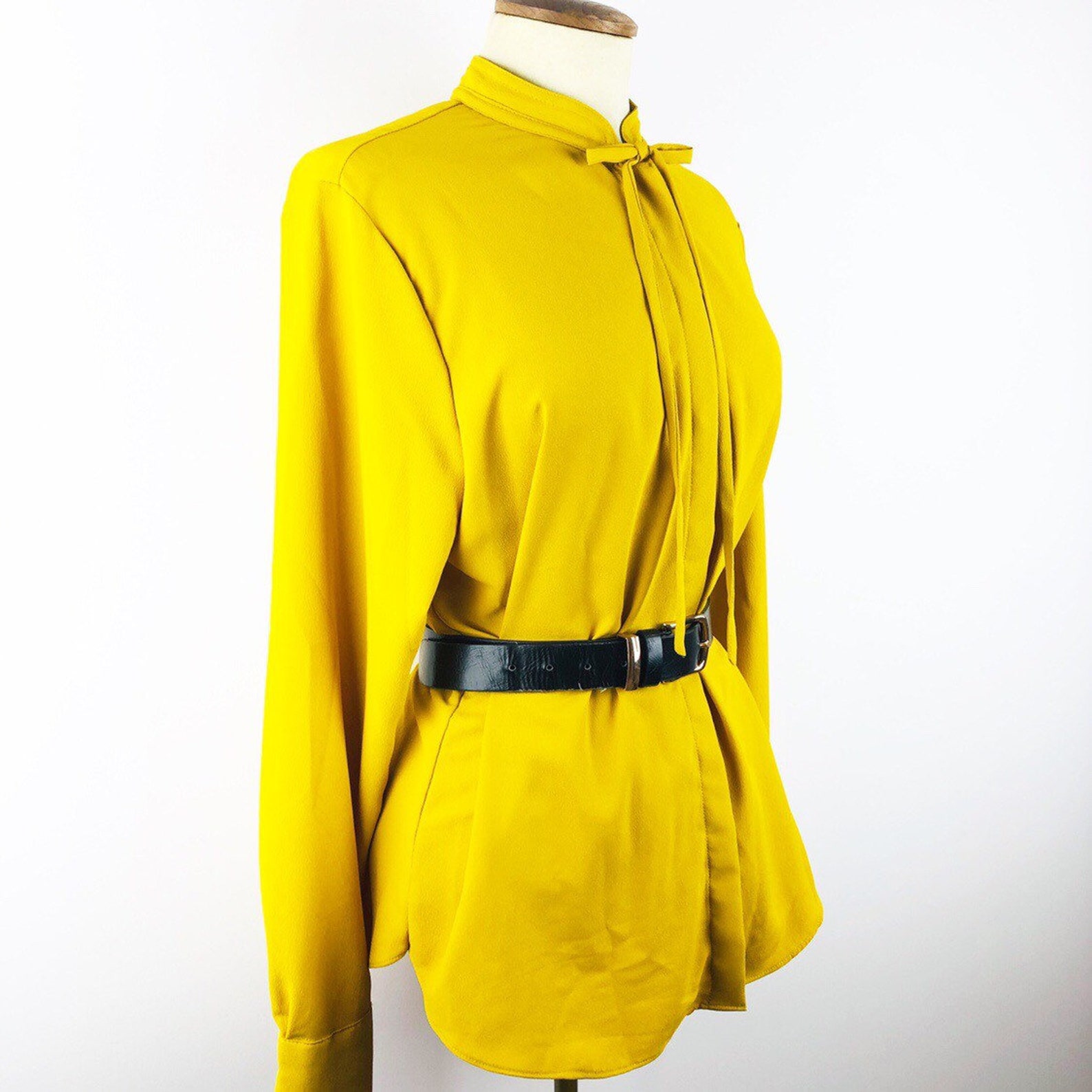 Mustard Yellow Blouse
 Mustard Yellow Blouse by H&M UK 14 Etsy UK
