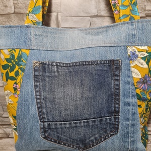 Sac à main en jeans image 3