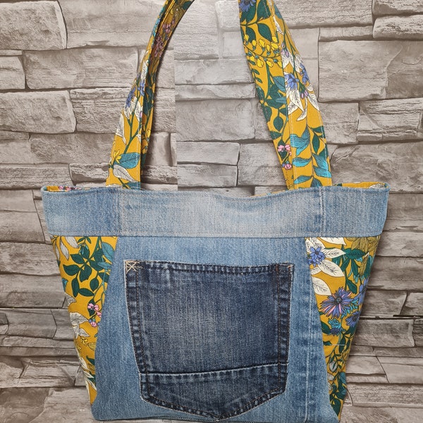 Sac à main en jeans