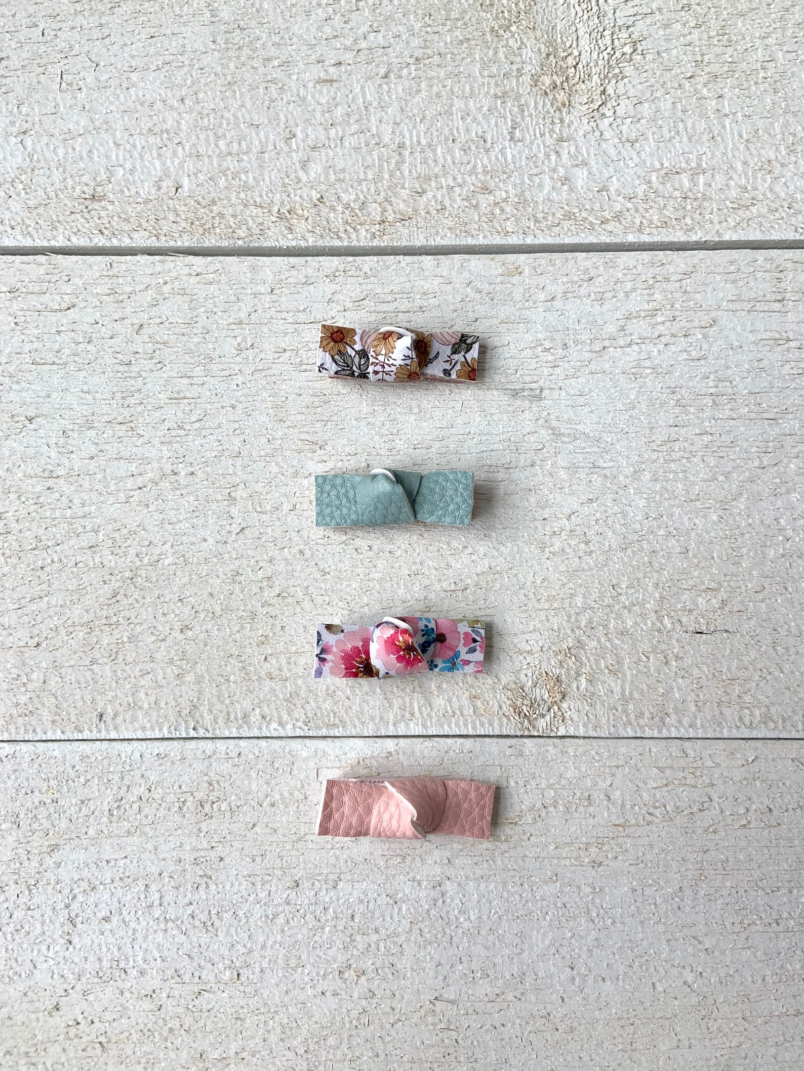 Small Fully Lined Barrettes Baby Barrettes Toddler Etsy