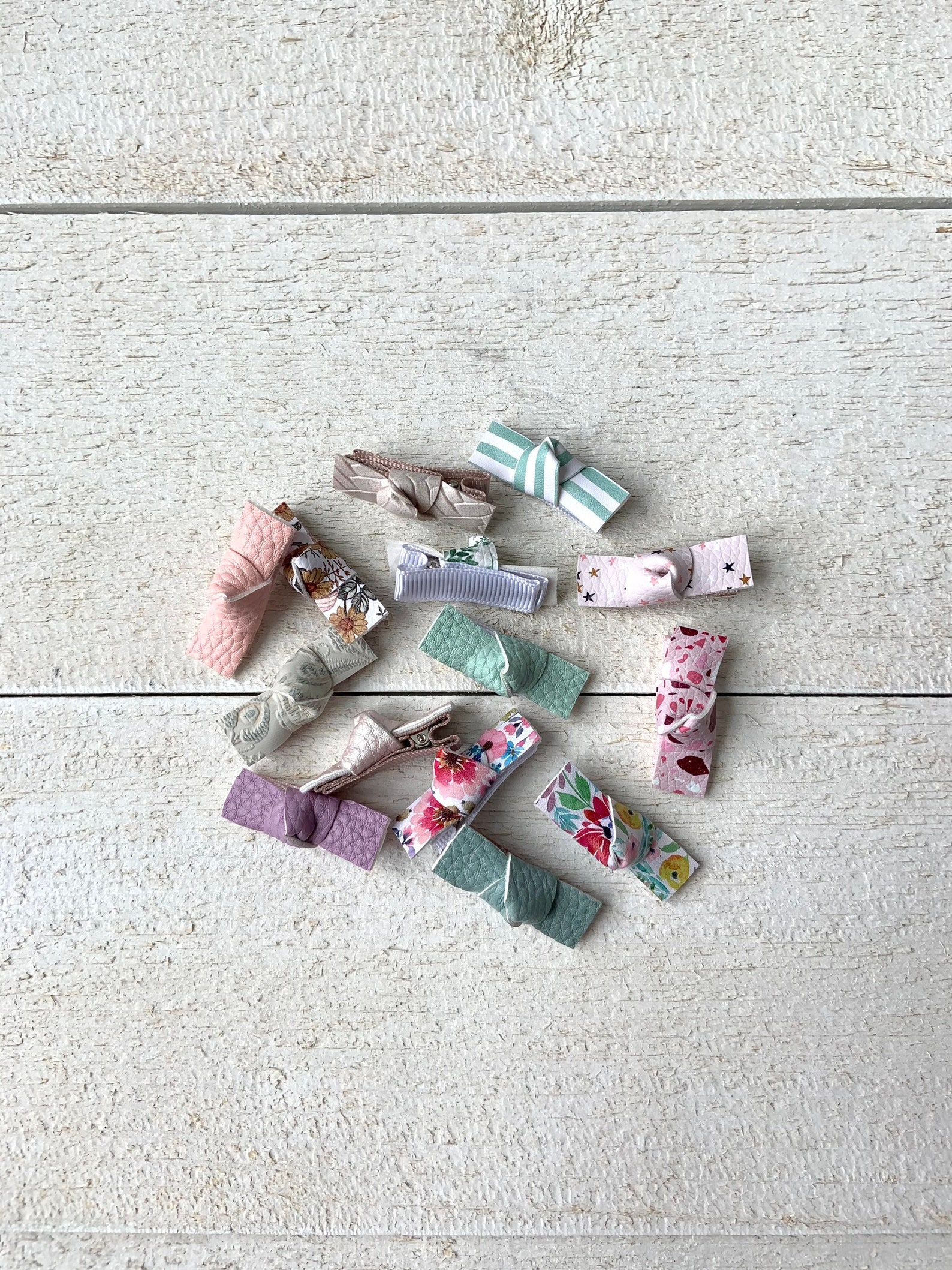 Small Fully Lined Barrettes Baby Barrettes Toddler Etsy UK