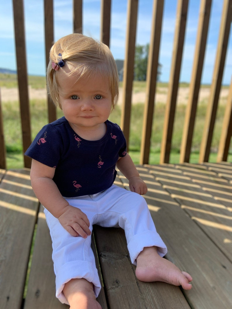 Small Velvet Fully Lined Barrettes Baby Barrettes Toddler Etsy