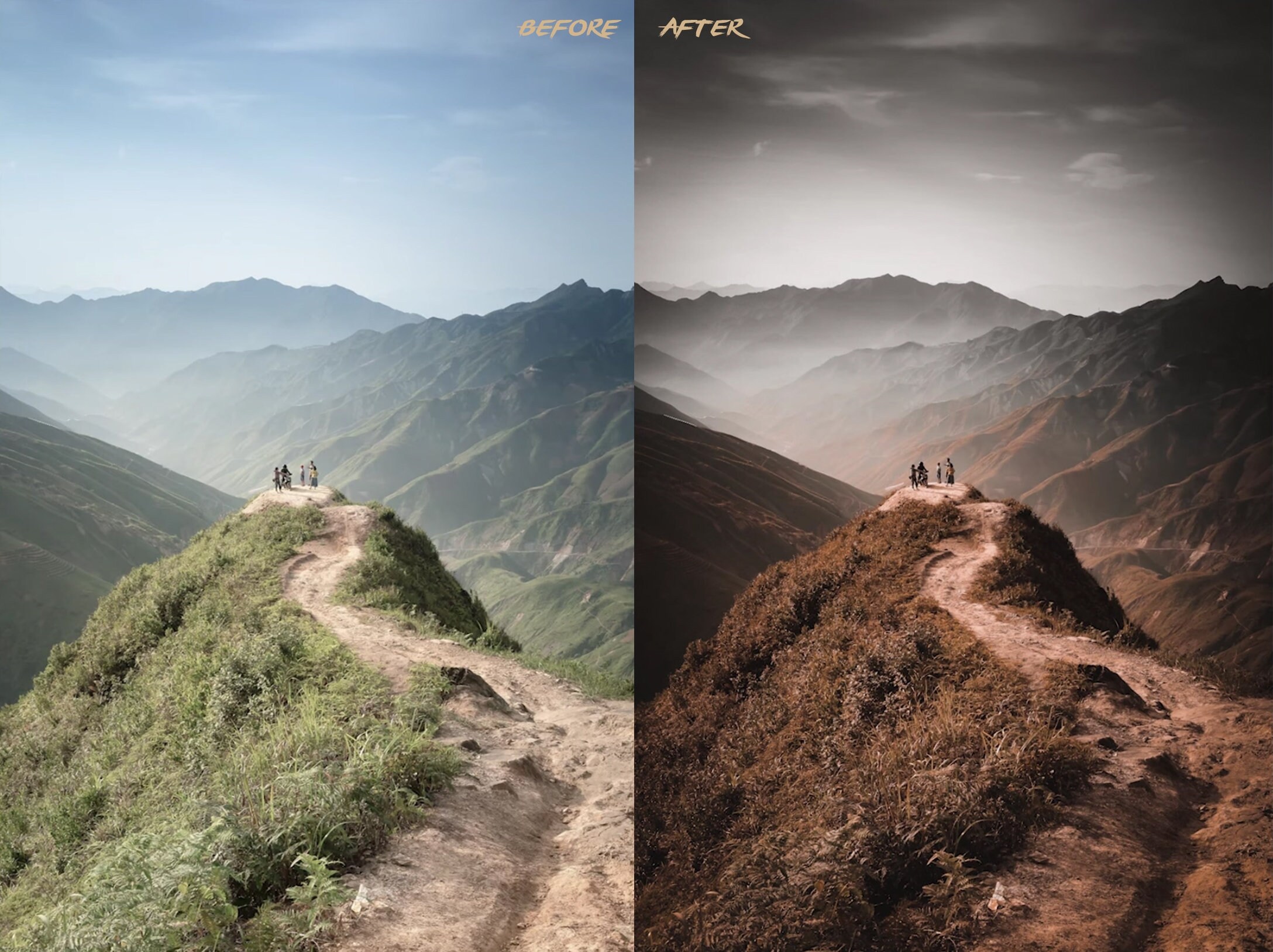 Dark Brown Lightroom preset Brown preset Lightroom presets Etsy