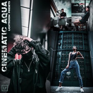 Cinematic Aqua Preset, Lightroom presets, Cinematic presets, Film presets, Moody preset, Dark presets, Preset Lightroom, Instagram presets