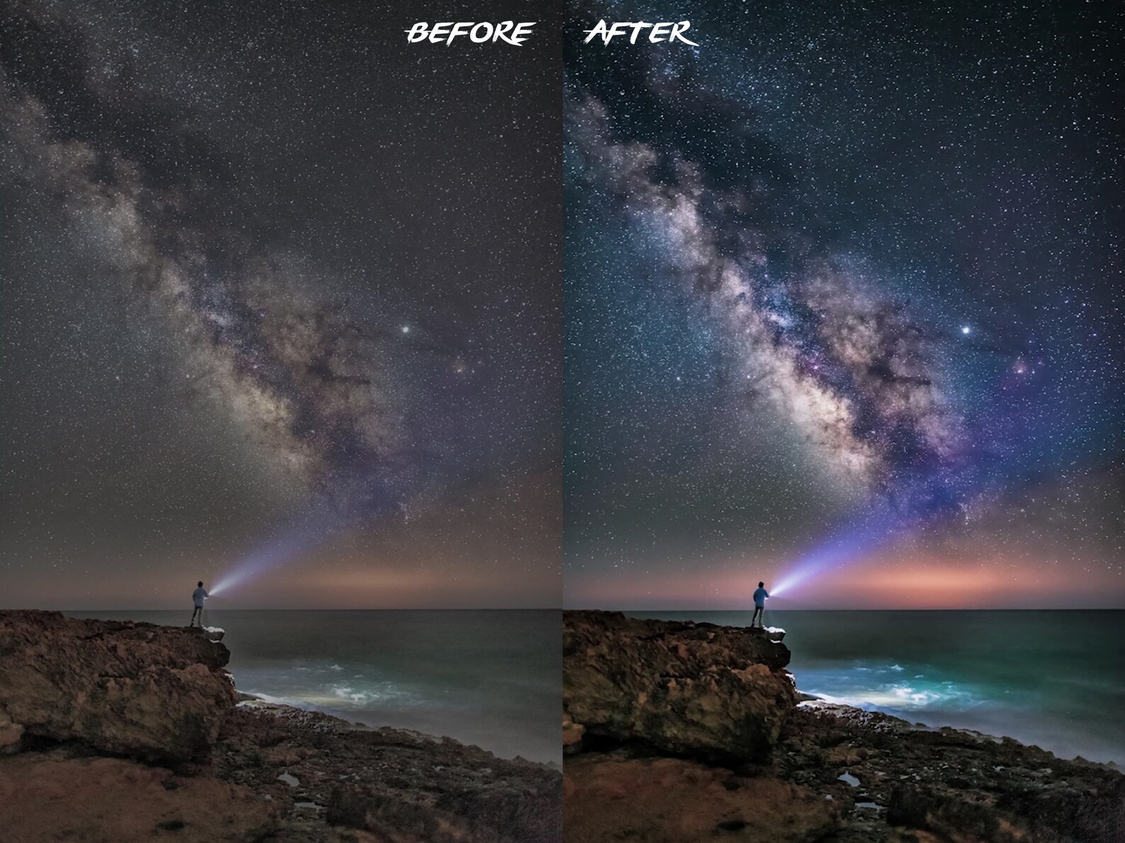 Astrophotography Lightroom Preset Astrophotography Filter Etsy