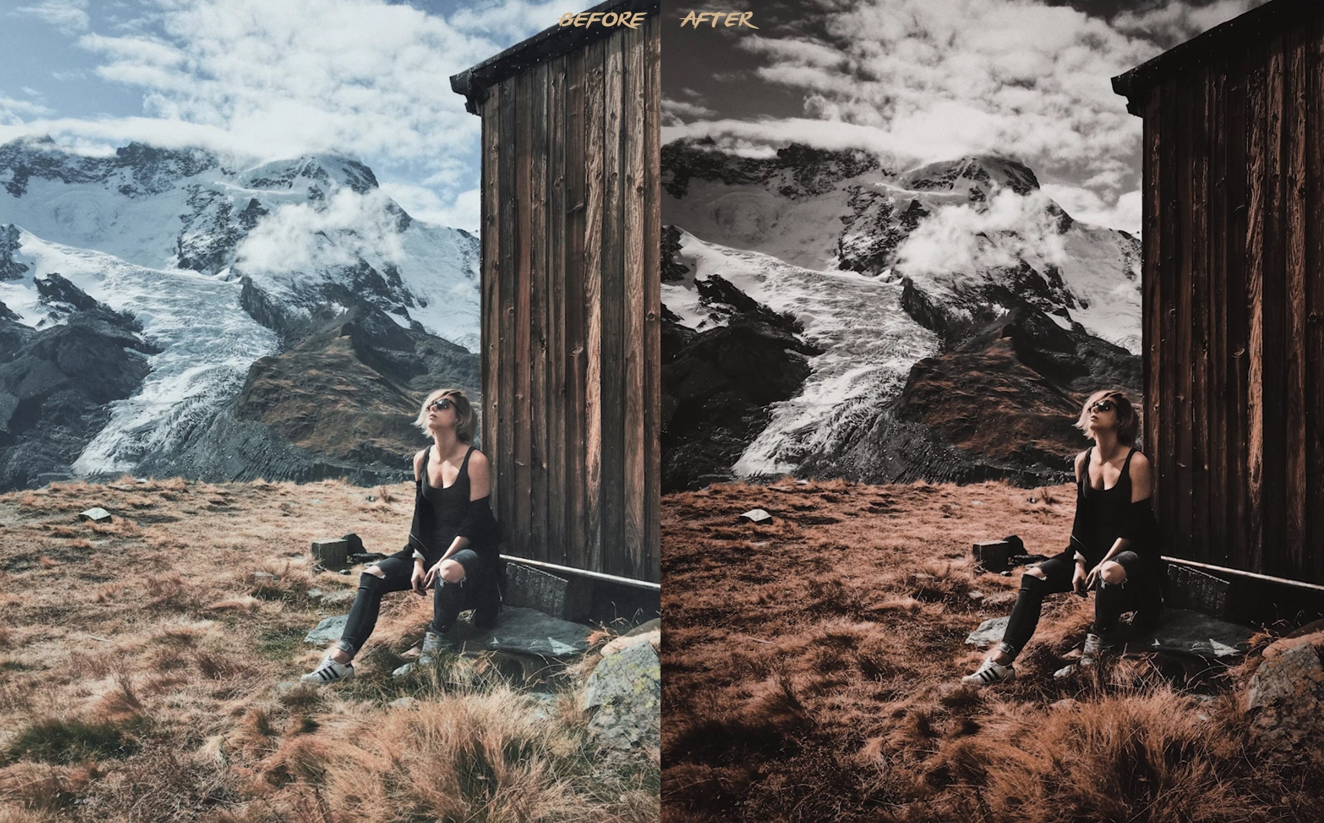 Dark Brown Lightroom preset Brown preset Lightroom presets Etsy