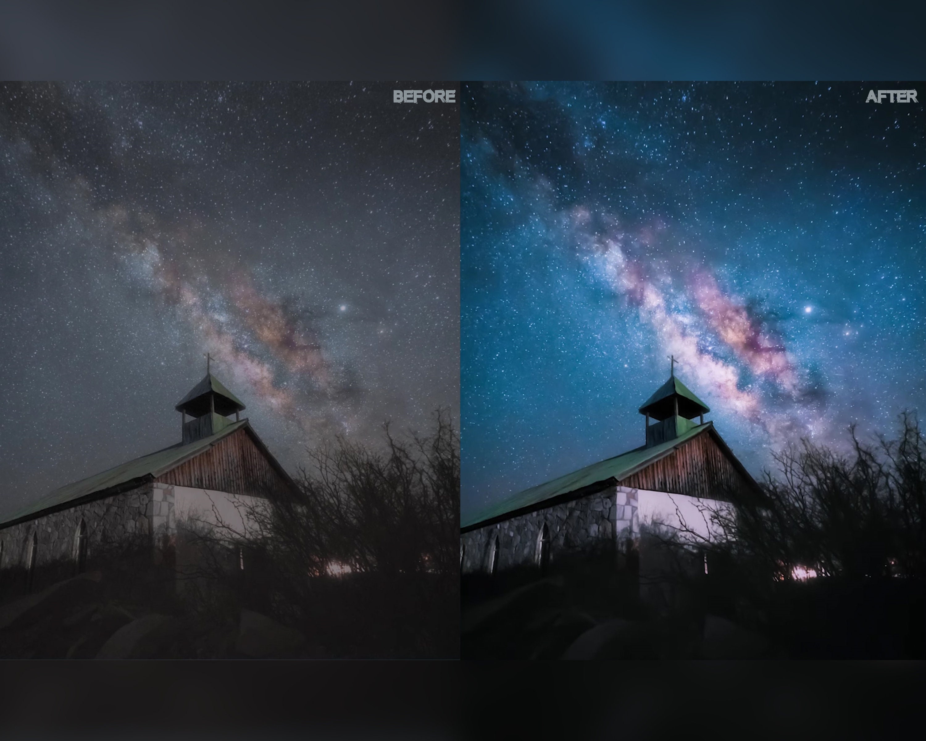 5 Astrophotography Presets Lightroom Presets Milky Way Etsy Canada