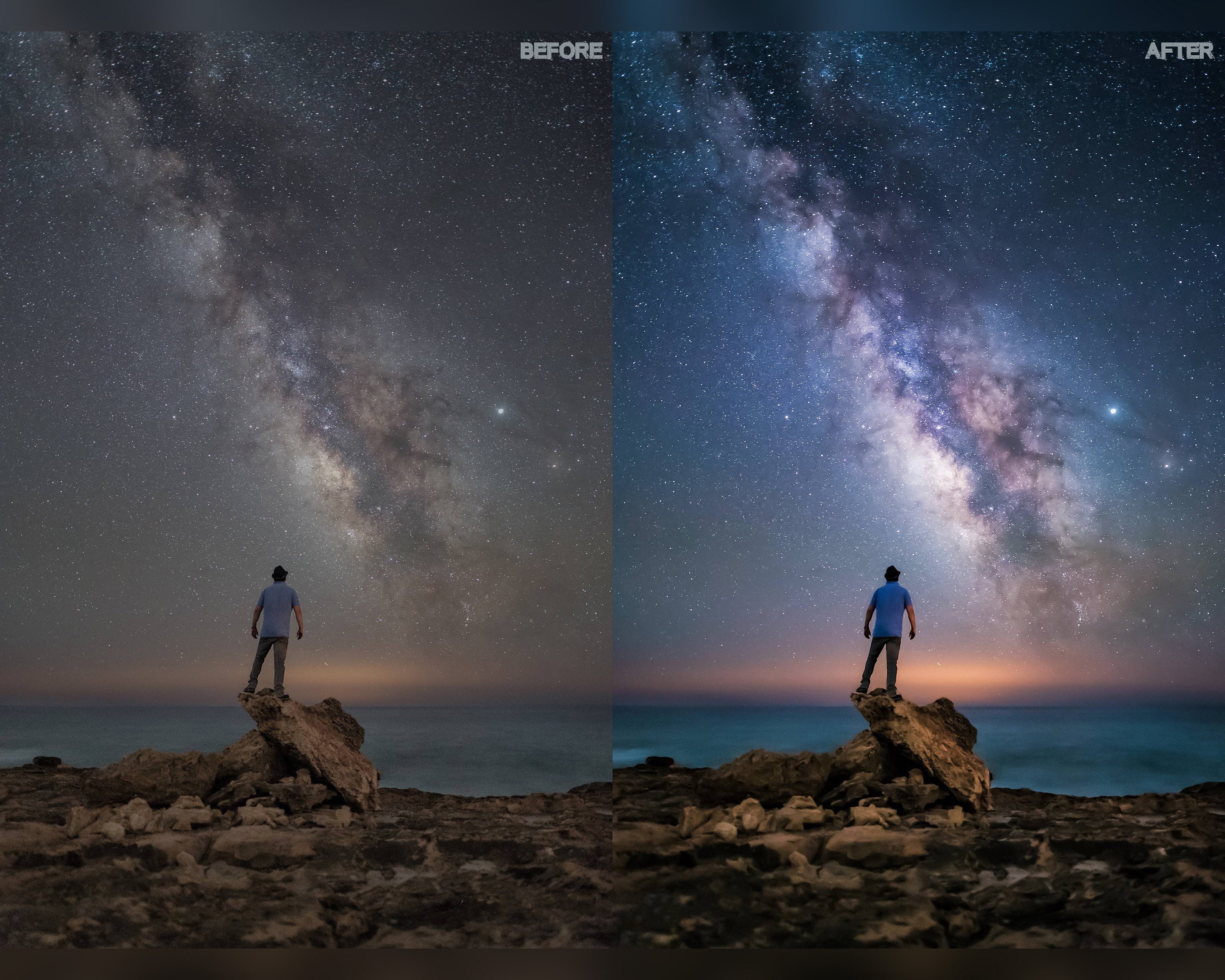 5 Astrophotography Presets Lightroom Presets Milky Way Etsy Canada