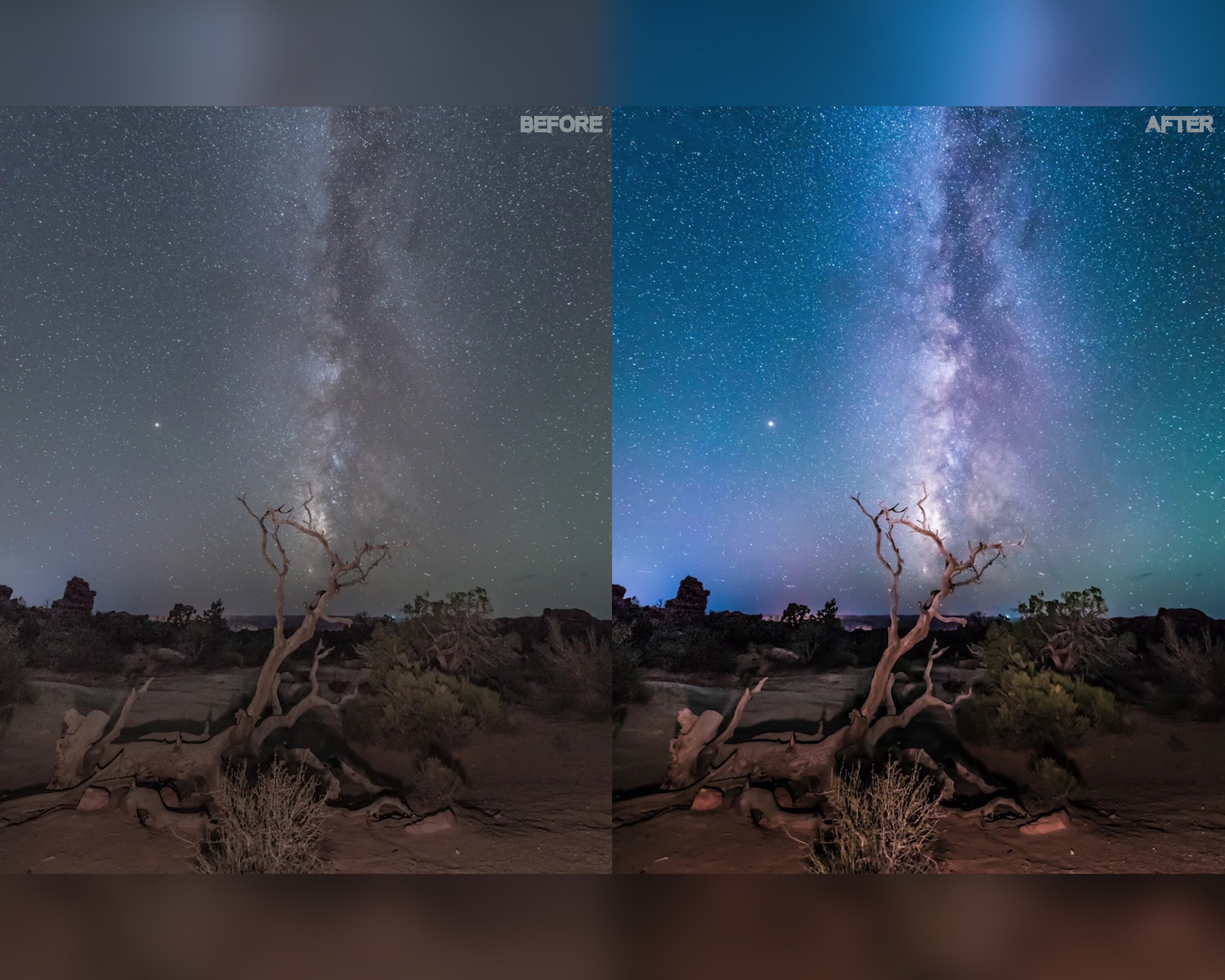 5 Astrophotography Presets Lightroom Presets Milky Way Etsy Canada