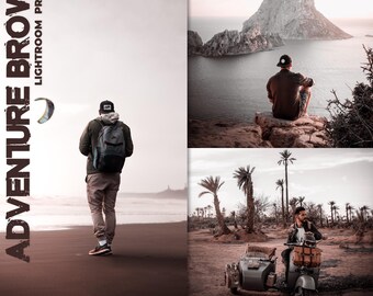 Adventure Brown Lightroom Preset, Travel Photography (DNG, XMP)