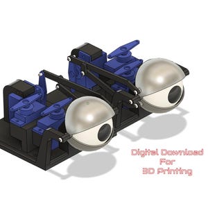 Ojos animatrónicos - Archivos para impresión 3D