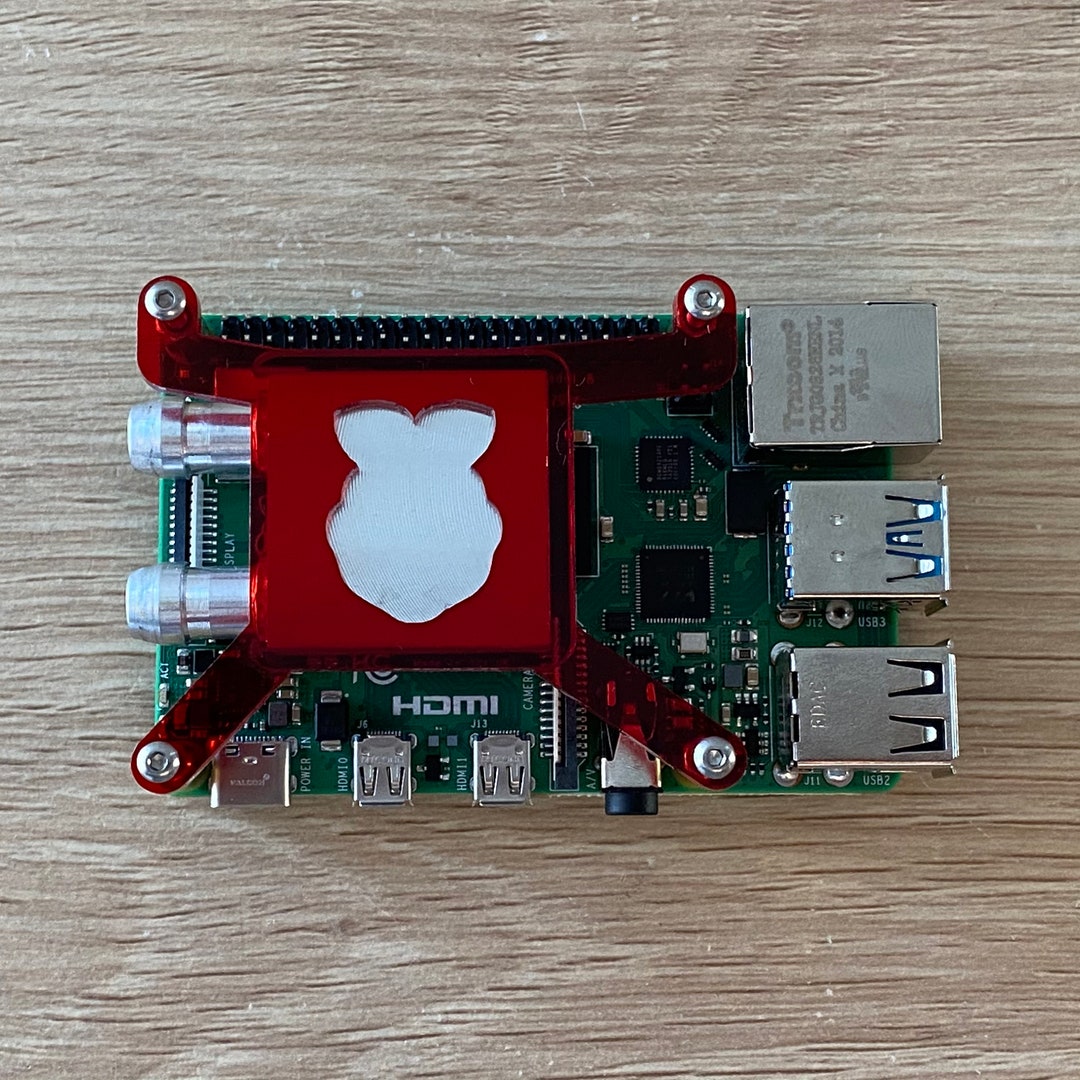 Raspberry Pi 4 用 レッド水冷ブロックキット - Etsy 日本