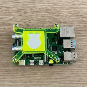 Green Water Cooling Block Kit For Raspberry Pi 4