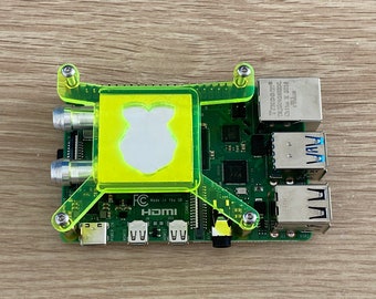Green Water Cooling Block Kit For Raspberry Pi 4
