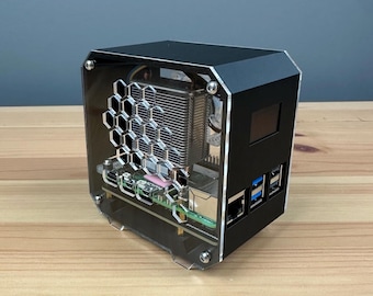 Raspberry Pi 5 SSD Case for Pimoroni NVMe Base