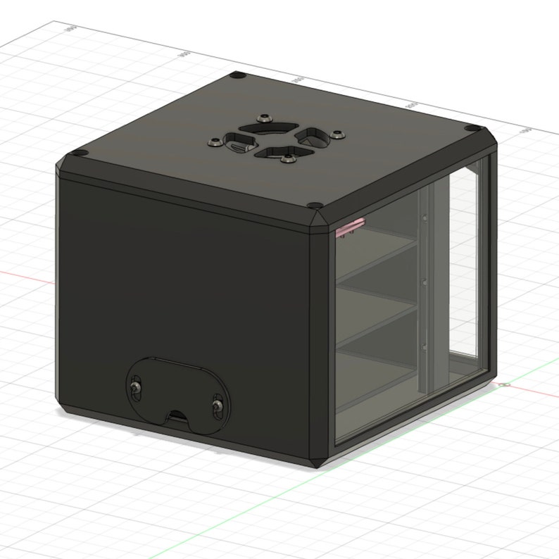 Raspberry Pi Mini Server Rack 3D Print Files image 7