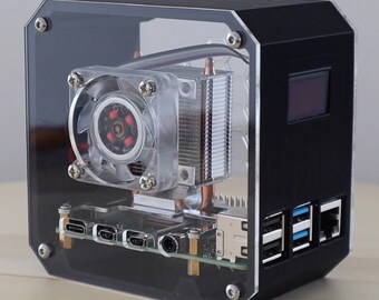 Raspberry Pi 4B Desktop Computer Case - Etsy