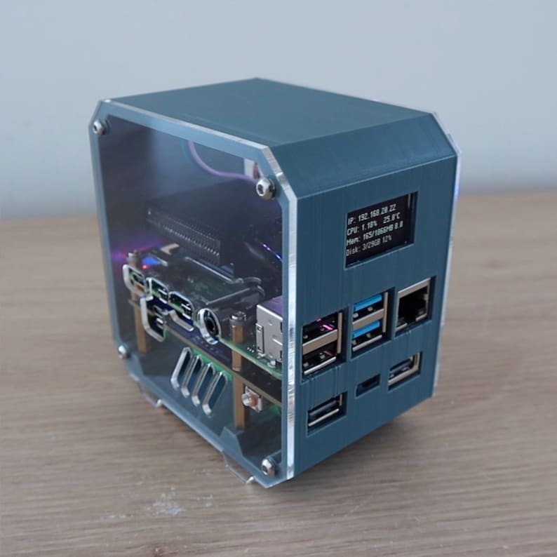Raspberry Pi 4B UPS Server Case 3D Print Files - Etsy