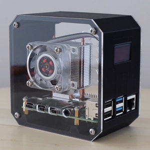 Raspberry Pi 4B Desktop Computer Case Additional 3D Print Files image 5