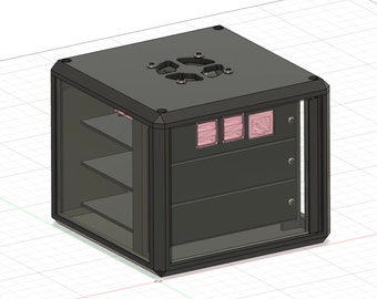 Raspberry Pi Mini Server Rack - 3D Print Files