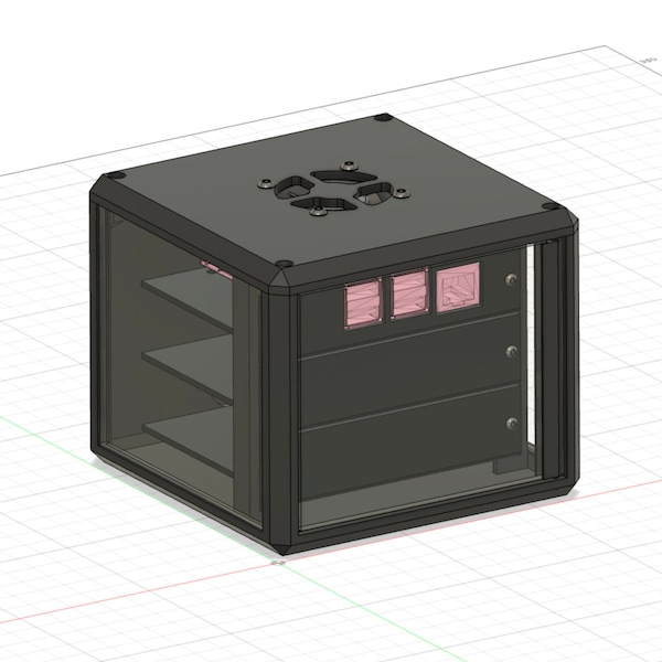 Raspberry Pi Mini Server Rack - 3D Print Files