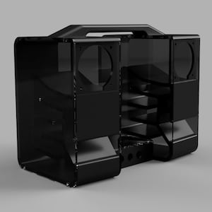 Bluetooth Transmission Line Speaker 3D Print Files image 3