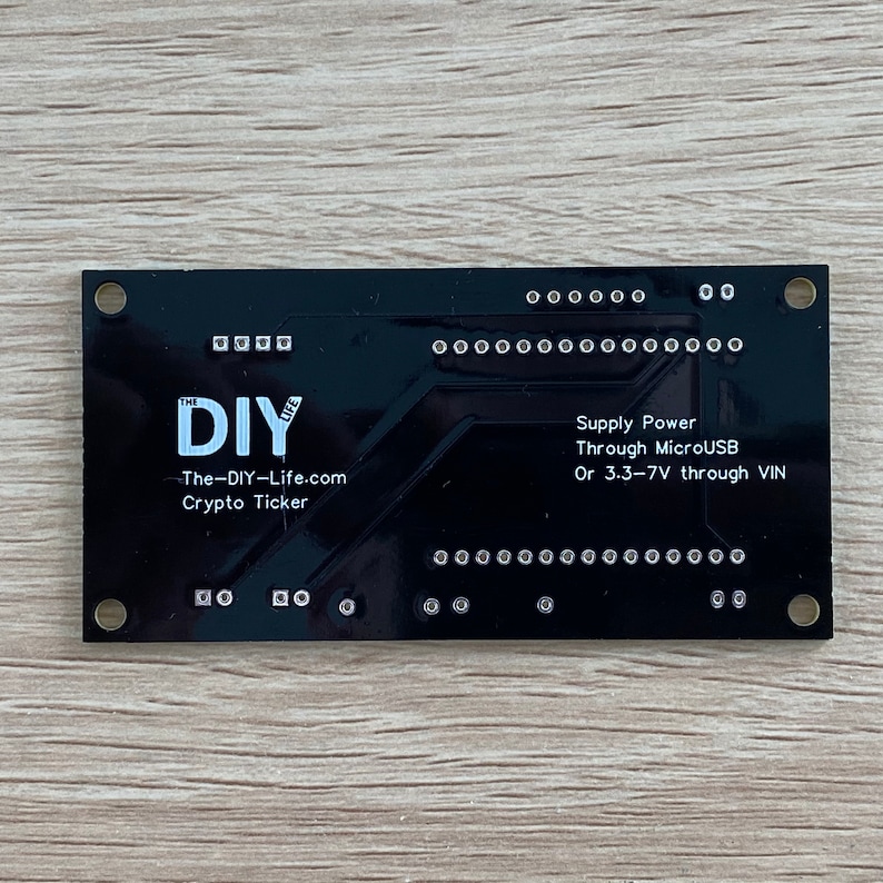 Bitcoin Price Ticker DIY Kit Etsy
