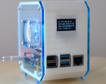 Ice Edition - Raspberry Pi 4B Desktop Computer Case