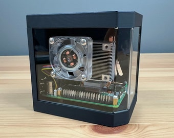 Raspberry Pi 5 Desktop Split Computer Case